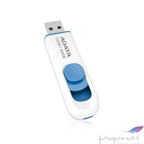 Pendrive 64GB USB 2.0 ADATA C0008 fehér 