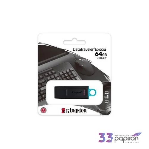 Pendrive 64GB USB 3.2 Kingston DataTraveler Exodia