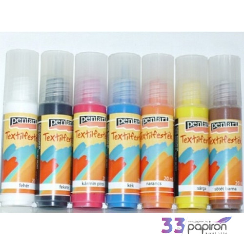 Textilfesték 20ml Pentart sárga 0091 5552