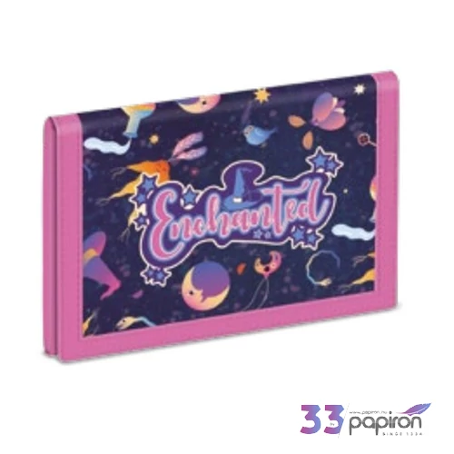 Ars Una pénztárca 24'' Enchanted lila 52473500 tépőzáras