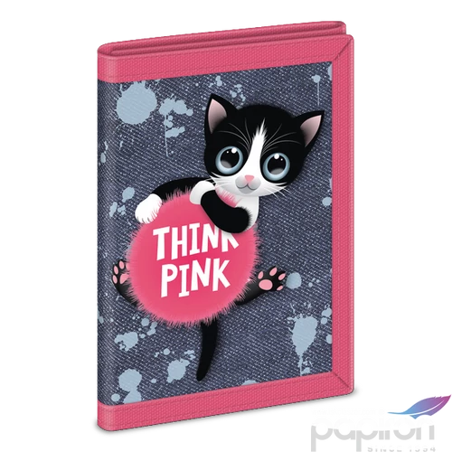 Pénztárca Ars Una 24'' Think Pink - cicás (5285) 23 52472855 Alsós gyermek textil pénztárca