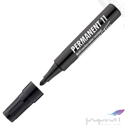 Alkoholos marker 11 fekete C 3mm kerek hegyű alkoholos filc alkoholos marker, filc