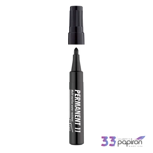 Alkoholos marker 11 fekete C 3mm kerek hegyű alkoholos filc alkoholos marker, filc