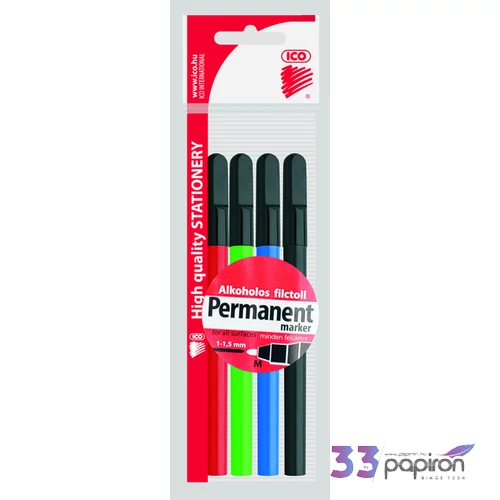 Alkoholos marker M 4db készlet  alkoholos marker, filc