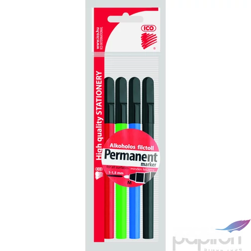 Alkoholos marker M 4db készlet  alkoholos marker, filc