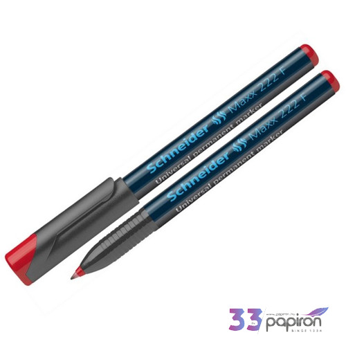 Alkoholos marker Schneider Maxx 222 F OHP 0,7mm tűhegyű piros Írószerek SCHNEIDER 112202