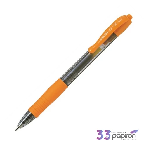 Zseléstoll 0,32 Pilot G-2 nyomógombos toll narancssárga Írószerek PILOT BL-G2-7-O