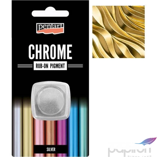 Pigmentpor 0,5g Rub-on pigment chrome effect arany