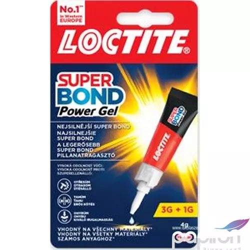 Pillanatragasztó 4gr Loctite Loctite Super Bond Power Gel HENKEL 2733070