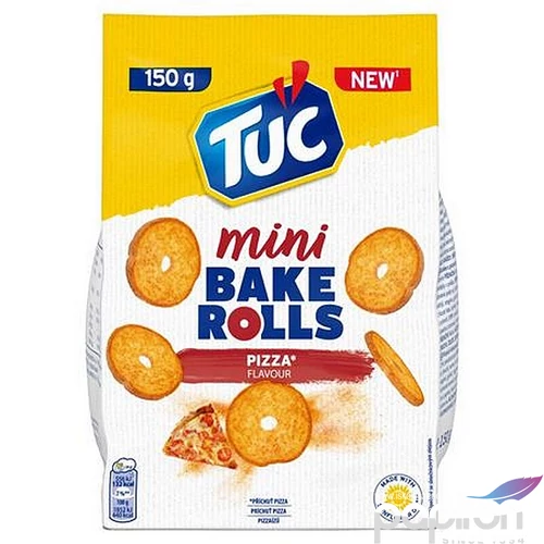 Pirított kenyérkarika 150 g TUC Mini Bake Rolls pizza