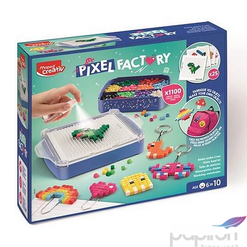 Pixel-gyár gyöngy készlet sablonna MAPED CREATIV Pixe Factory