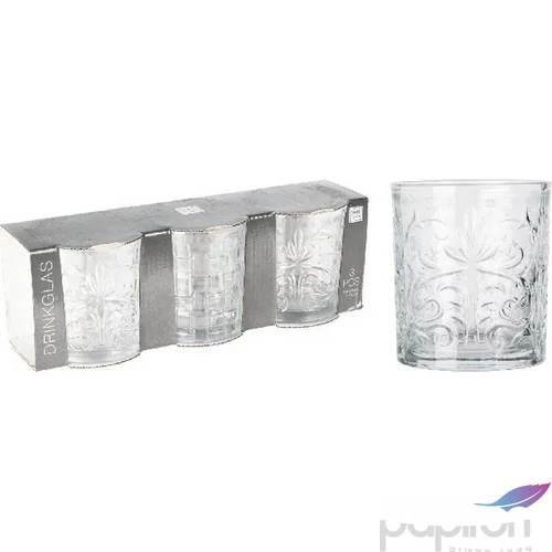 Pohár üveg 230ml 2db-os készlet