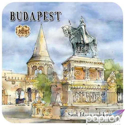 Poháralátét parafa 1db-os, Budapest