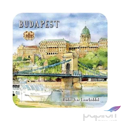 Poháralátét parafa 1db-os, Budapest