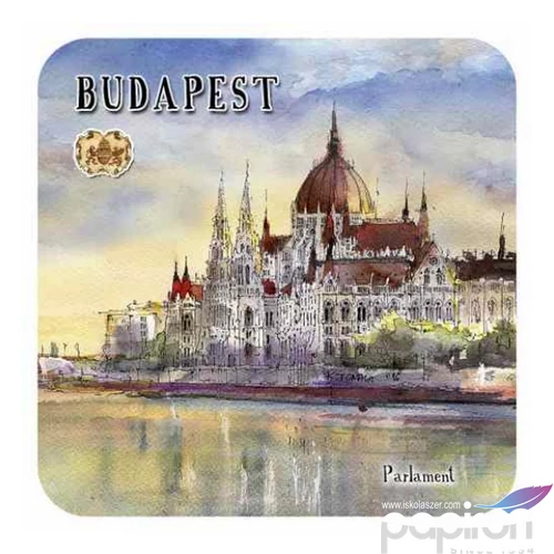 Poháralátét parafa 1db-os, Budapest