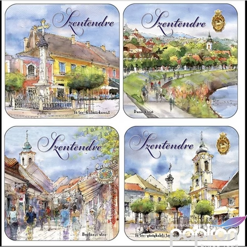 Poháralátét parafa 1db-os, Szentendre