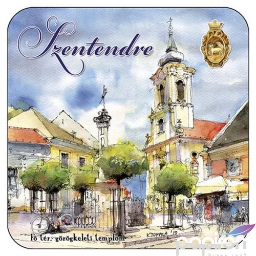 Poháralátét parafa 1db-os, Szentendre