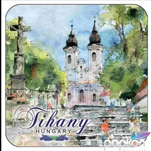 Poháralátét parafa 1db-os, Tihany