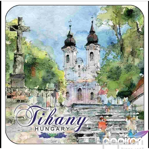 Poháralátét parafa 1db-os, Tihany