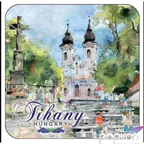 Poháralátét parafa 1db-os, Tihany