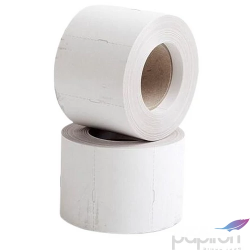 Polccímke thermo 38×55mm nem öntapadó 600db/tekercs fehér