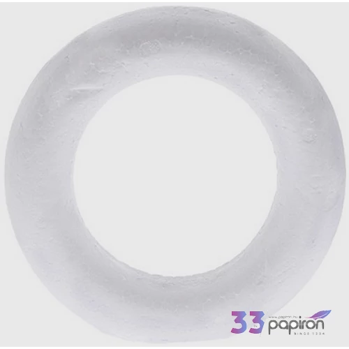 Hungarocell félkoszorú karika 20cm -Hungarocell koszorú alap-