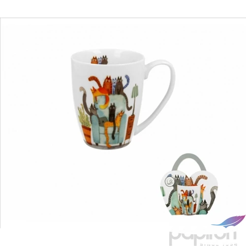 Bögre porcelán 360 ml 3,6dl díszcsomagolásban, The Chair dobozban