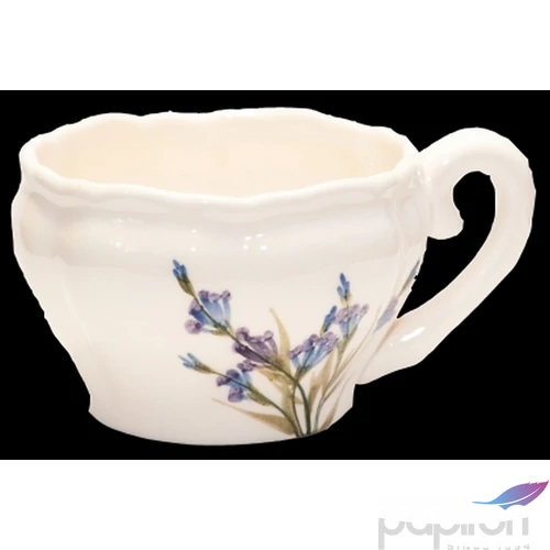 Csésze teás Porcelán 3dl Levendula romantikus kézzel festett