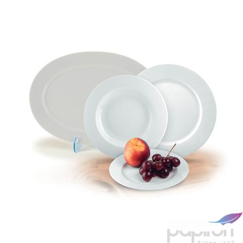 Rotberg Porcelán Desszertes tányér 19cm, fehér 6db/csom