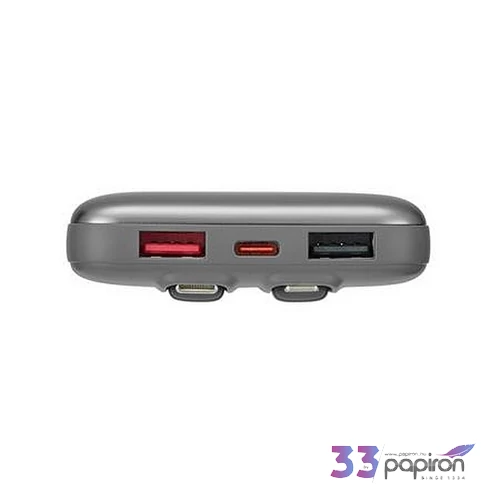 Power bank beépített kábellel 10.000mAh RIVACASE 