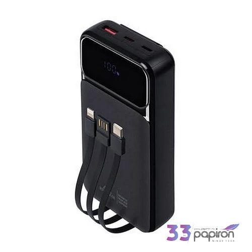 Power bank beépített kábellel 20.000mAh RIVACASE VA2221