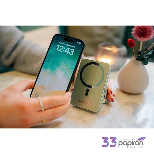 Power bank mágneses (vezeték nélküli) 10.000mAh VERBATIM 