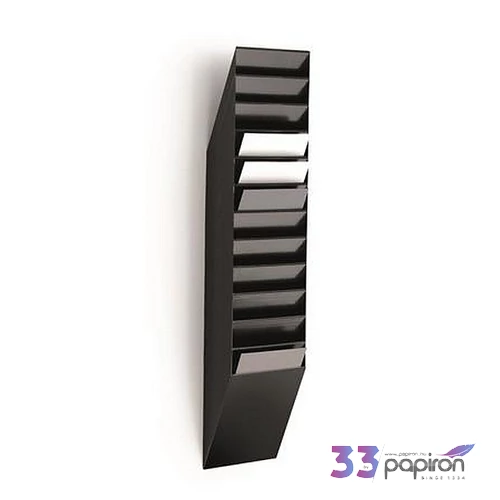 Prospektustartó fali álló A4 DURABLE FLEXIBOXX 12 fekete