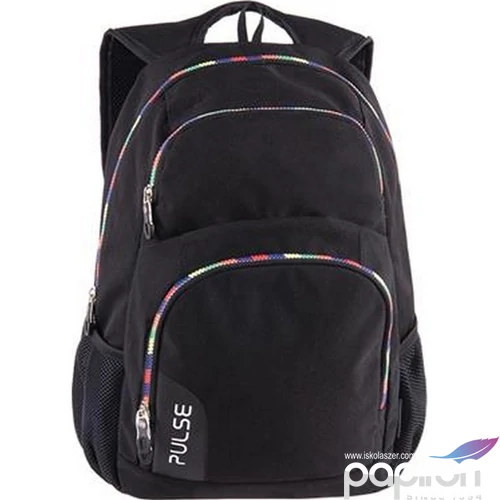 Pulse Hátizsák notebook tartóval, Element Rainbow fekete