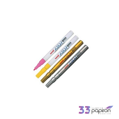 Lakkmarker UNI-BALL Paint PX-21(L) 0,8-1, 2mm kúpos hegyű sötétké Írószerek UNI-BALL PX-21(L) BLUE(EU)