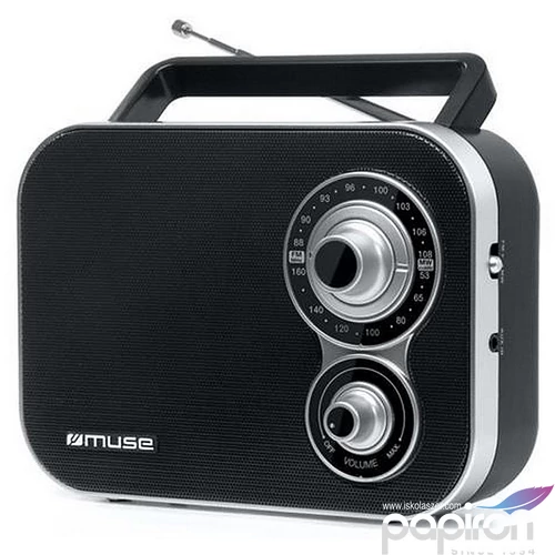 Rádió hordozható MUSE M-051R fekete