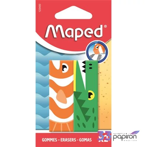Radír állatos MAPED „Animals” vegyes minták 2 db