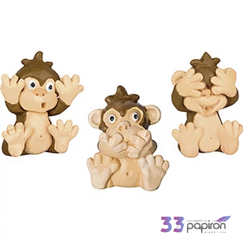 Radír Brunnen Funny Monkeys 3 féle 1027415