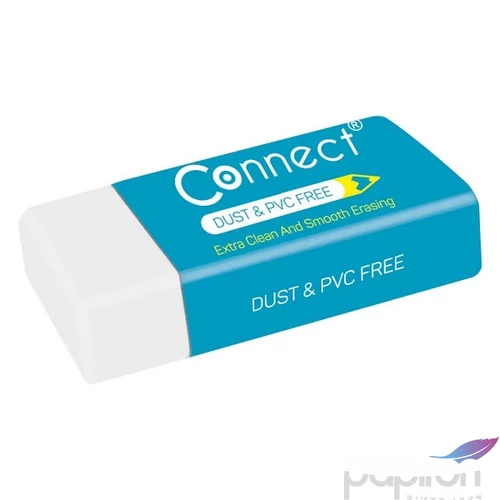 Radír Connect fehér, 39x17x12mm 