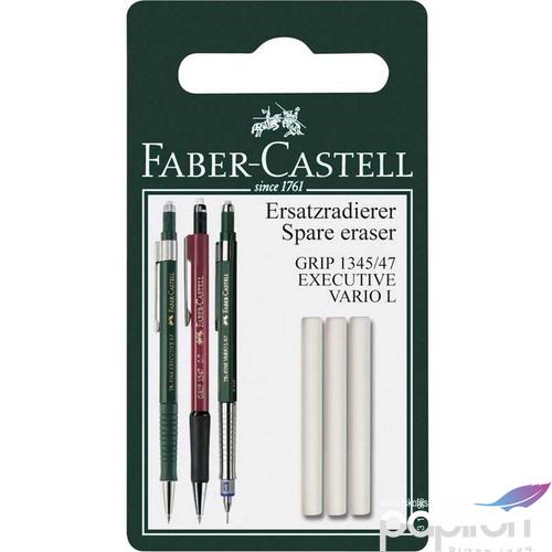 Faber-Castell radír Grip 1345/1347 ceruzához 3db-os prémium minőségű termék 131596