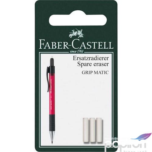 Faber-Castell radír Grip ceruzához 3db-os prémium minőségű termék 131595