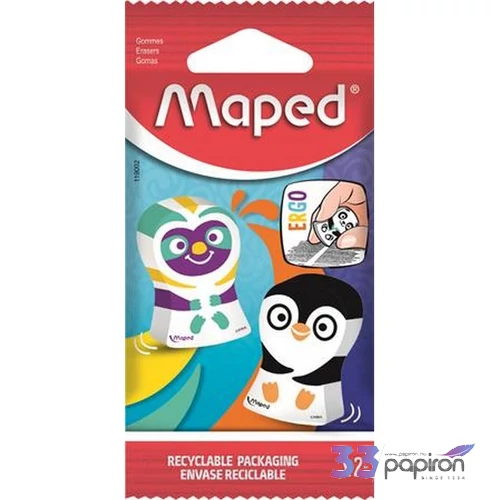 Radír Maped Ergo Fun MultICOlor vegyes minták Radírok