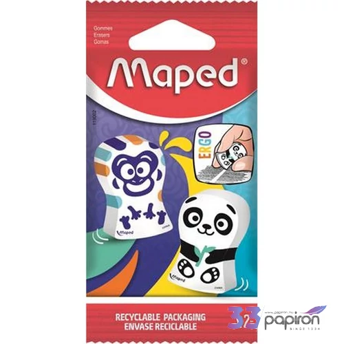 Radír Maped Ergo Fun MultICOlor vegyes minták Radírok