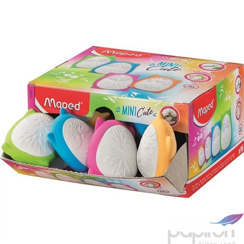 Radír Maped Mini cute, vegyes színek Strasszoldó radír