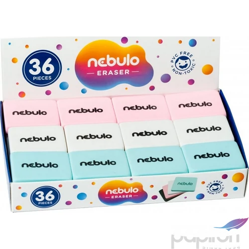 Radír Nebulo 3 féle színben 