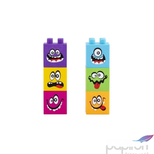 Radír Trendhaus Little Monster 3 emeltes torony 2 féle készlet 957085