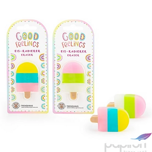 Radír Trendhaus Good Feelings Ice Cream csíkos 2féle