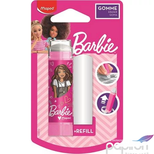 Radírstift Maped pótbéllel, Barbie IMAB152012