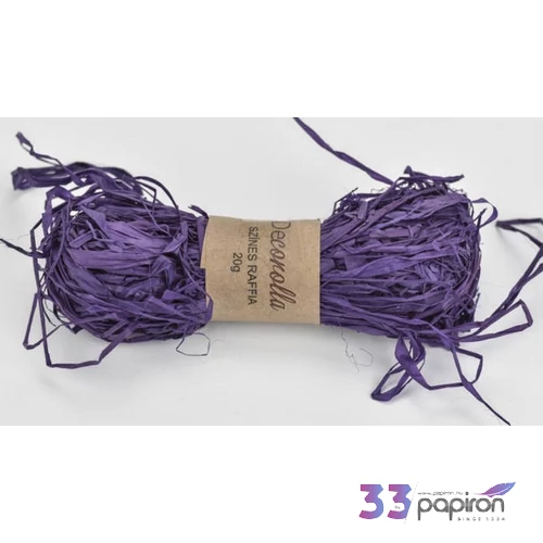 Raffia 20g lila színű