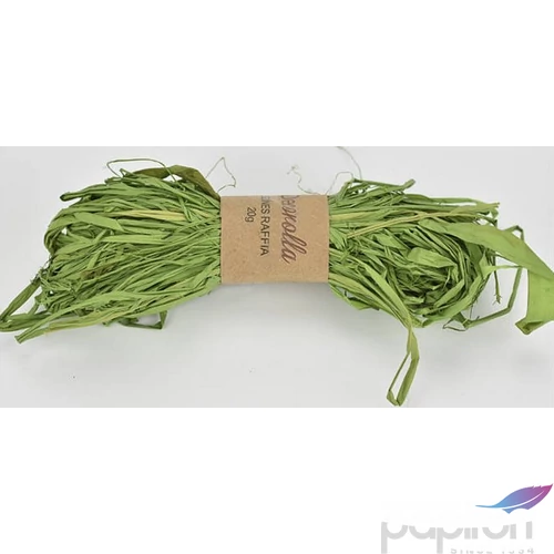 Raffia 20g zöld színű
